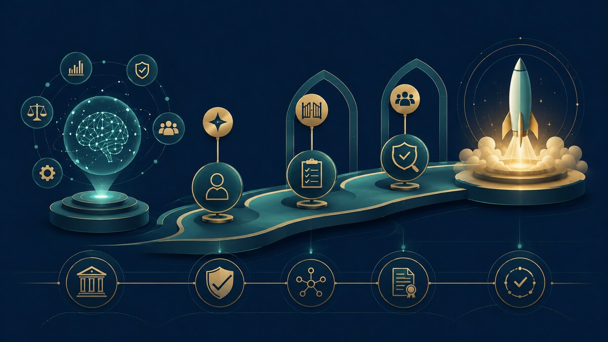 AI Program Manager career guide illustration: Leading AI initiatives from approved use case to governed production: delivery responsibil
