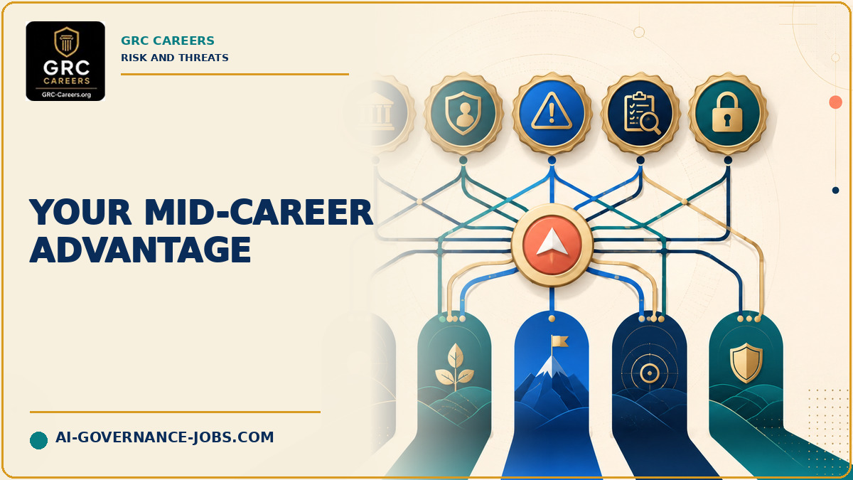 Existing professional strengths connect to new AI governance career destinations.